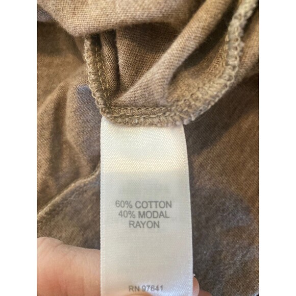 J.Jill Pure Jill Top Womens Size XS Tie Side Brown - Picture 5 of 7